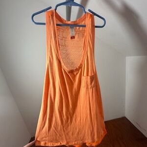 No boundaries orange tank top